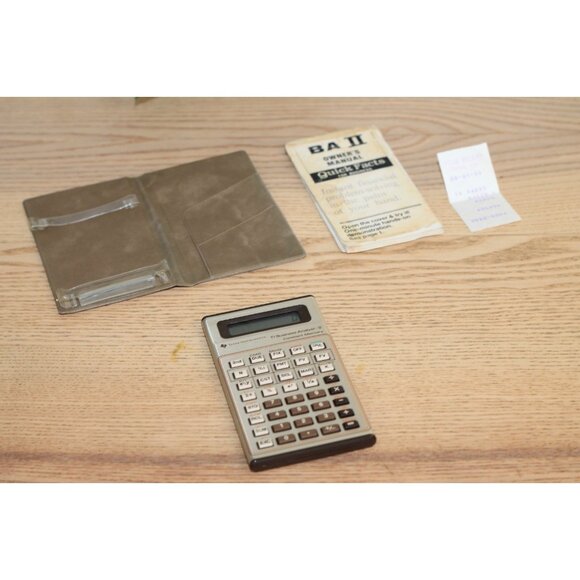 Texas Instruments TI BA-II Business | Vintage 1980s | WORKS - Picture 12 of 12
